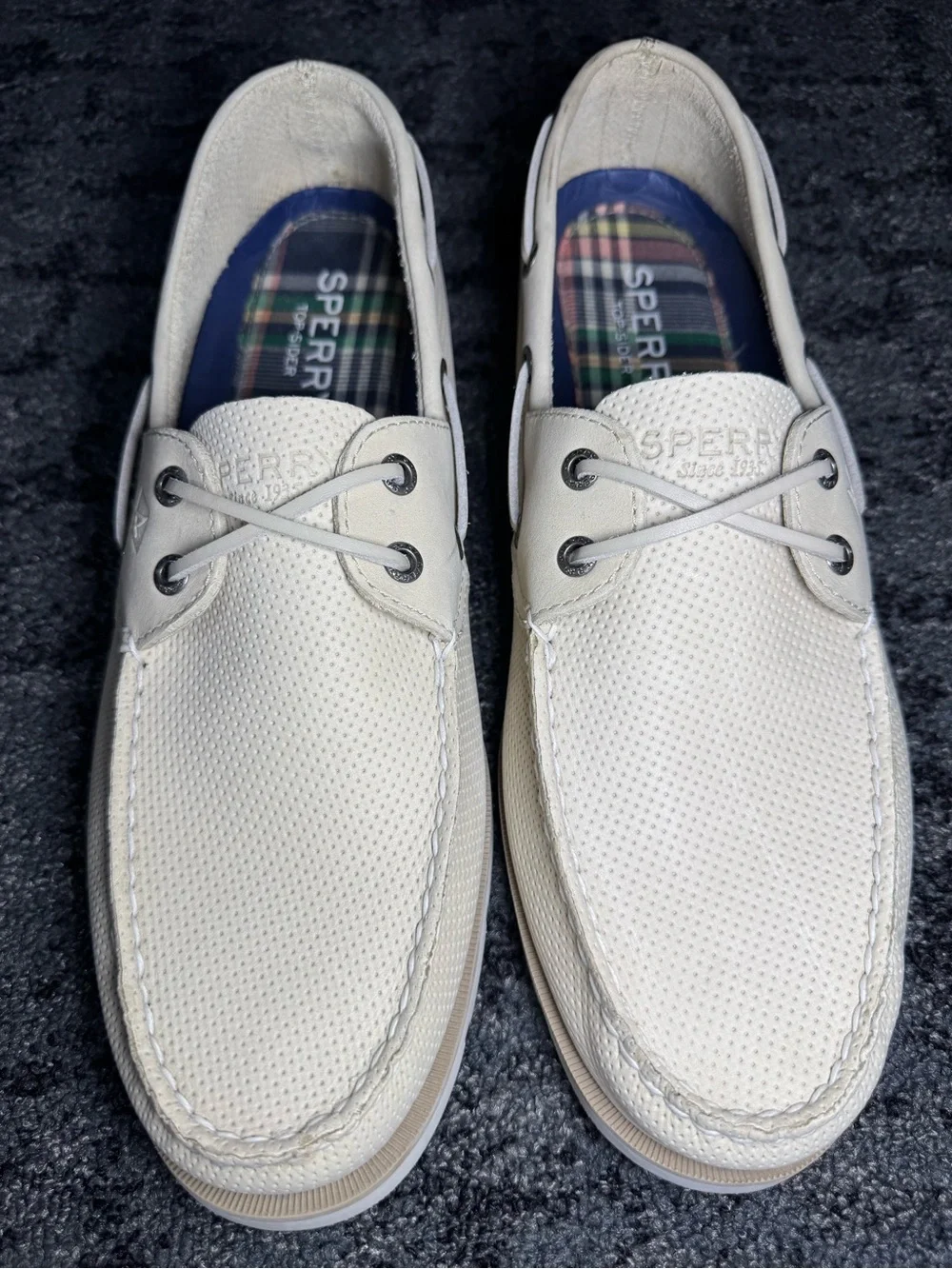 Sperry Men's Leeward 2-Eye Leather Boat Shoe Size 13